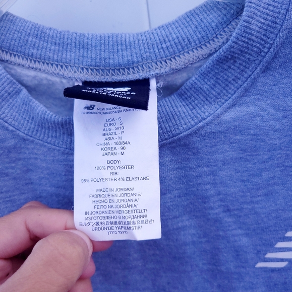 New Balance Crew Neck Sweater Size S - Picture 5 of 5